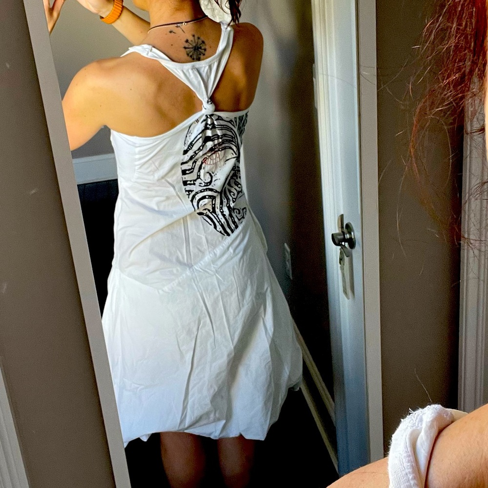Desigual white dress women size 38